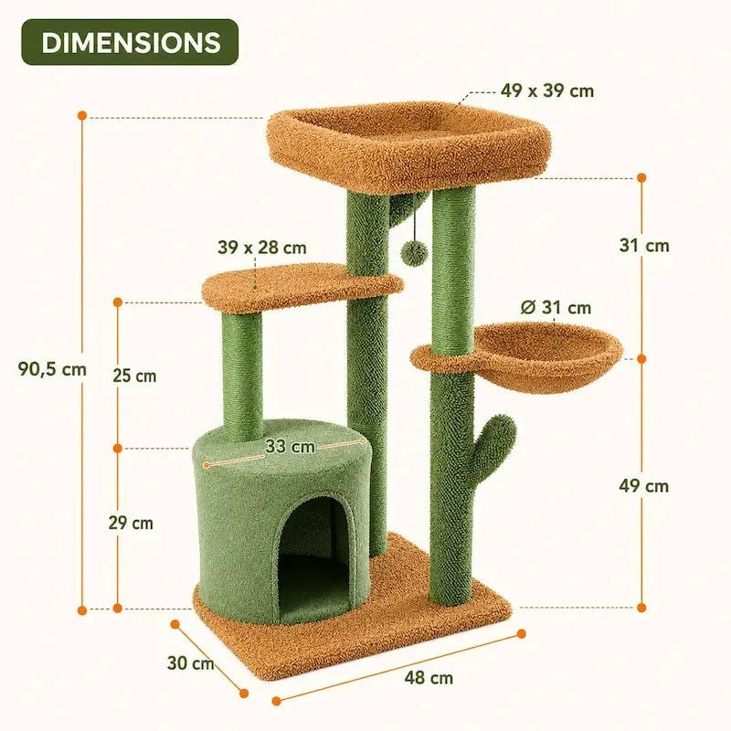 Arbre à Chat Cactus Griffoir Design