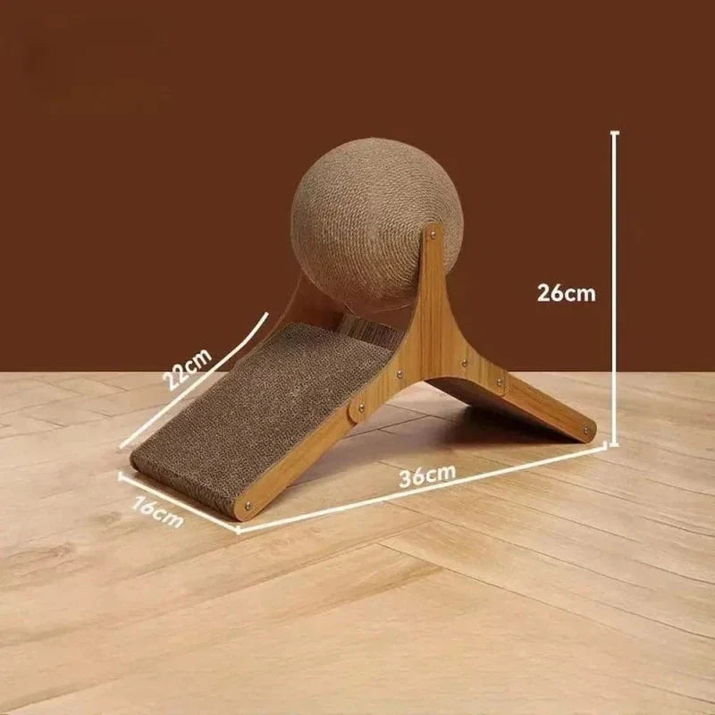 Griffoir Chat Sisal avec Boule Anti-Stress