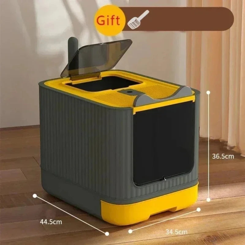 Maison de toilette chat pliable et compacte