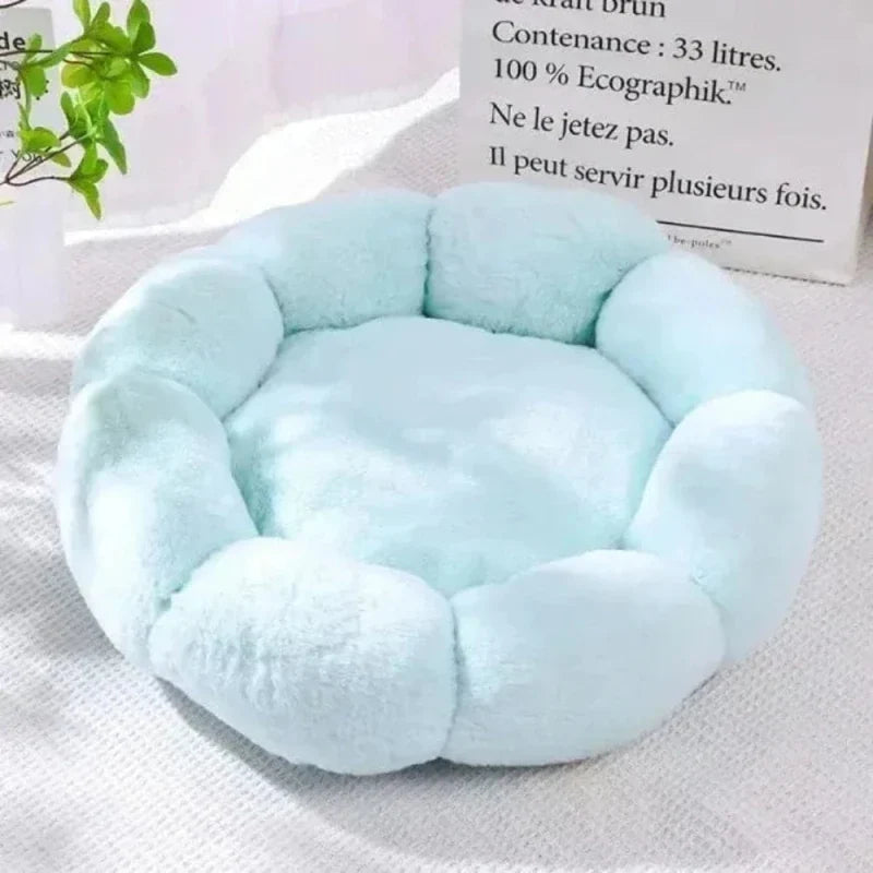 Panier Chat Fleur Confortable et Douillet