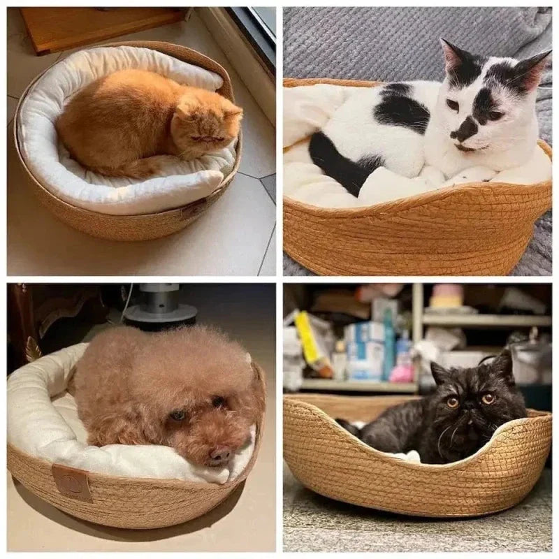 Panier Chat Confort en Fibre Naturelle