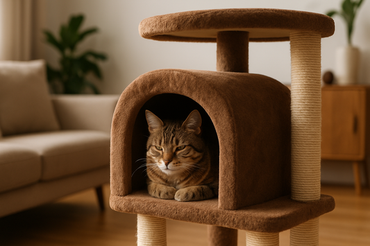 arbre a chat cabane