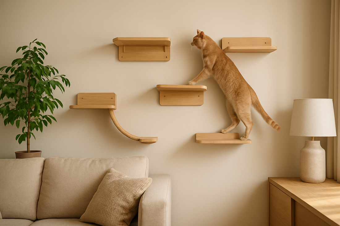 arbre a chat mural