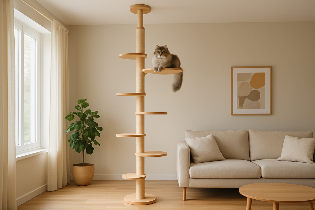 arbre a chat plafond