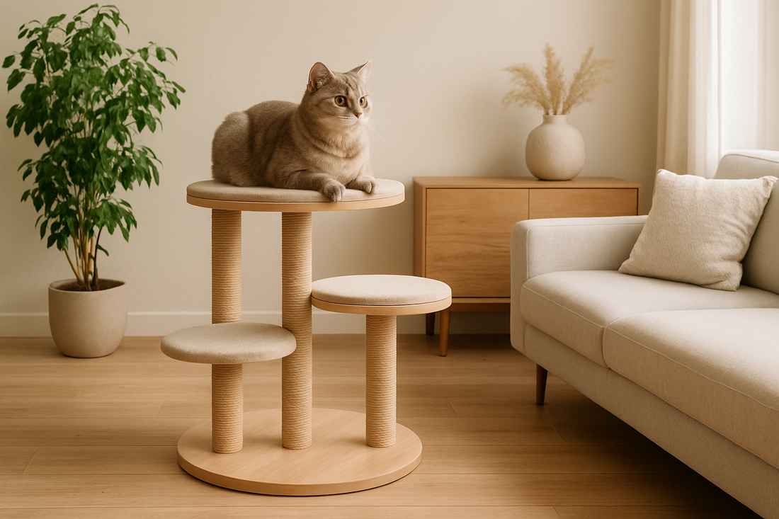 arbre a chat rond