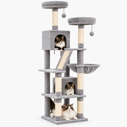 Arbre à Chat XXL avec Griffoirs et Hamac
