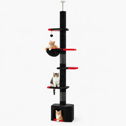 Arbre à chat gothique avec hamac et griffoir
