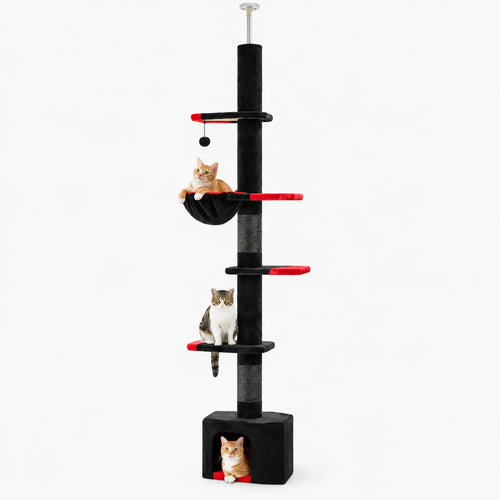 Arbre à chat gothique avec hamac et griffoir