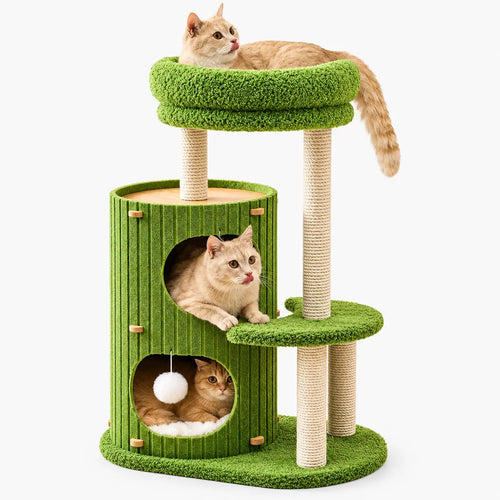 Arbre à Chat Compact avec Griffoir Sisal