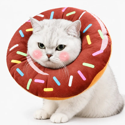 Collerette Chat Confortable en Forme de Donut