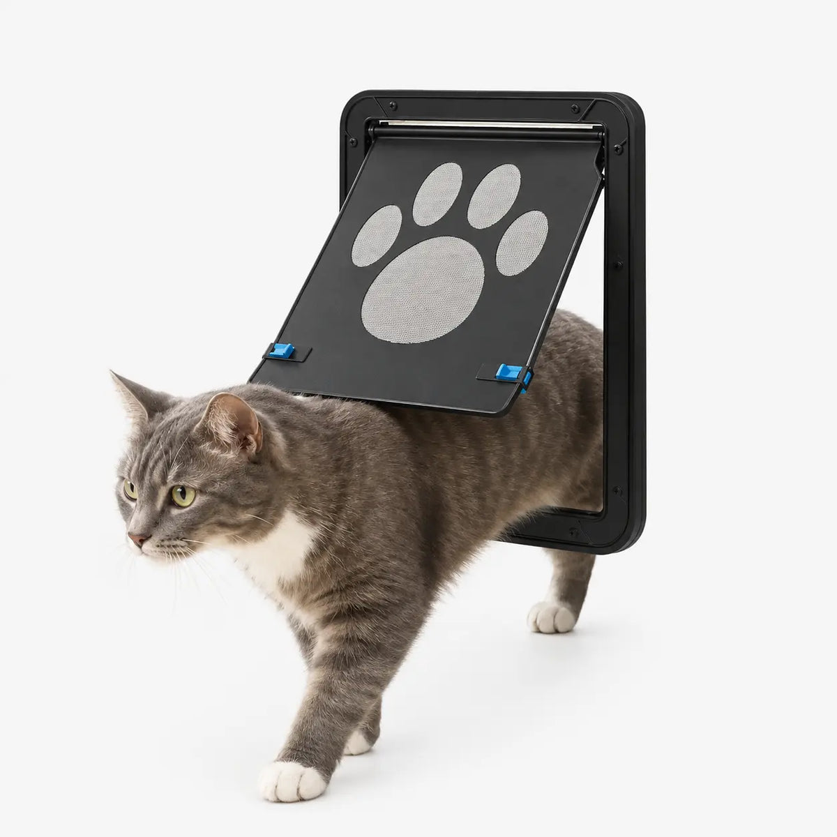 Chatière Moustiquaire pour Chats - Fermeture Magnétique