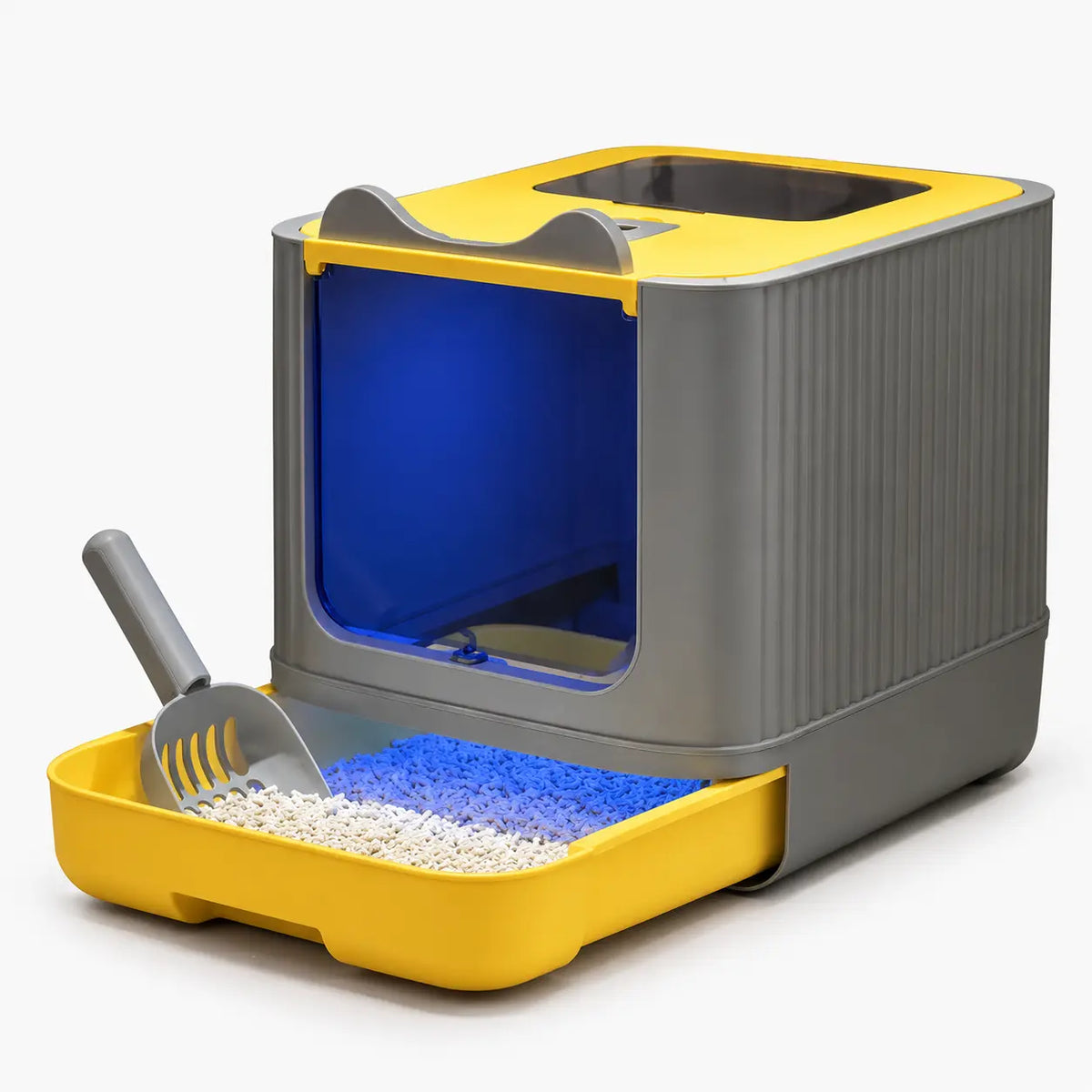 Maison de toilette pliable pour chat compacte