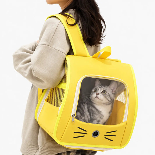 Sac à Dos Chat Transparent Respirant