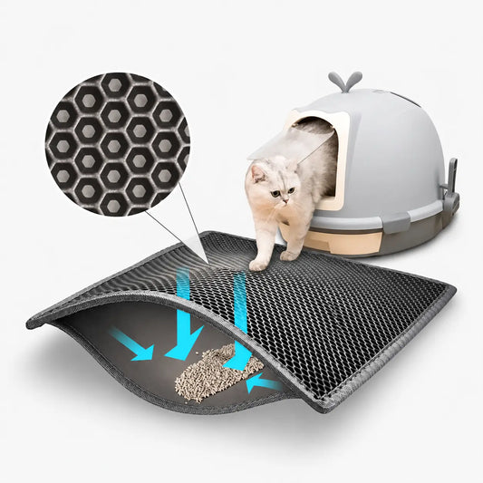 Tapis Litière pour Chat Antidérapant