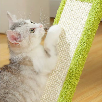 Arbre à Chat 92cm Hamac Bois | Vert Rose | Perchoir Du Chat