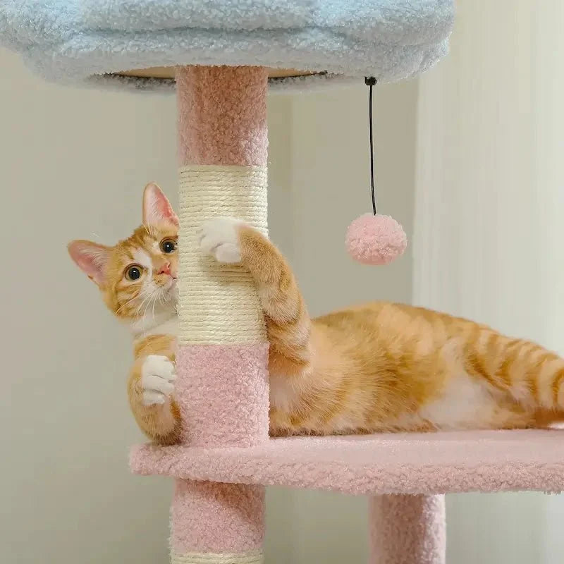 Arbre à Chat 120 cm avec Griffoir et Hamac