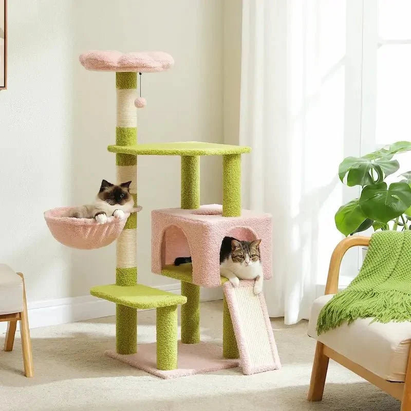 Arbre à Chat 120 cm avec Griffoir et Hamac