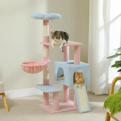 Arbre à Chat 120 cm avec Griffoir et Hamac