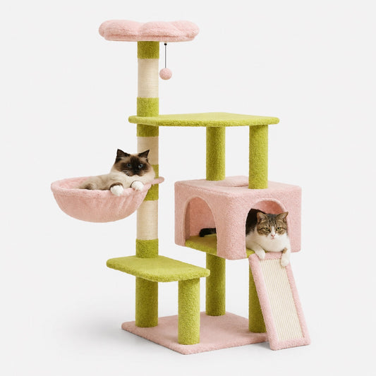 Arbre à Chat 120 cm avec Griffoir et Hamac