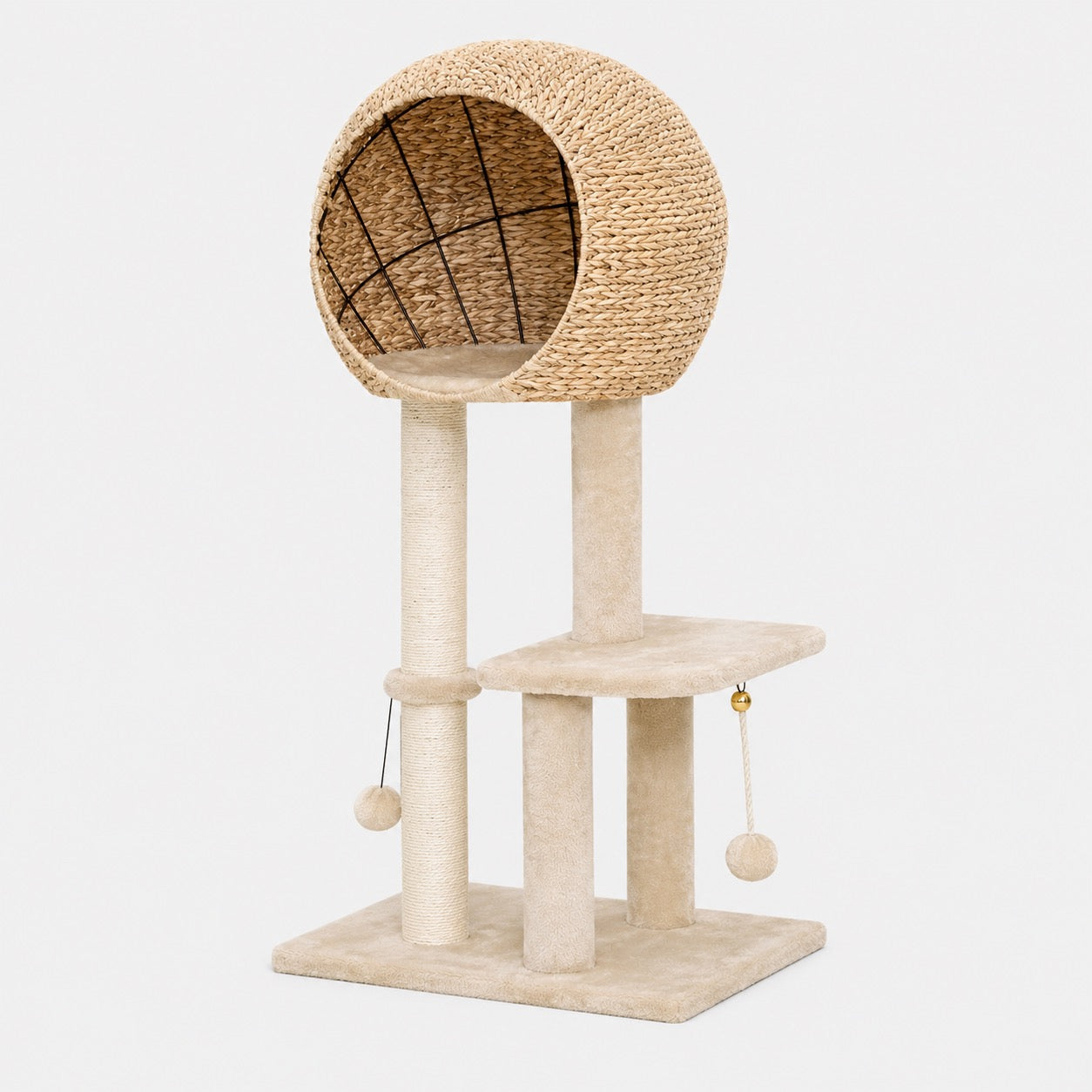 Arbre à Chat Panier Confort avec Griffoir