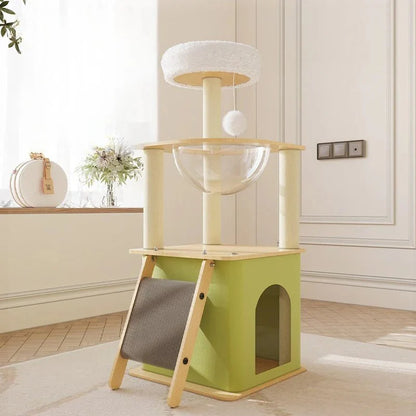 Arbre à Chat Compact - Griffoir et Hamac Inclus