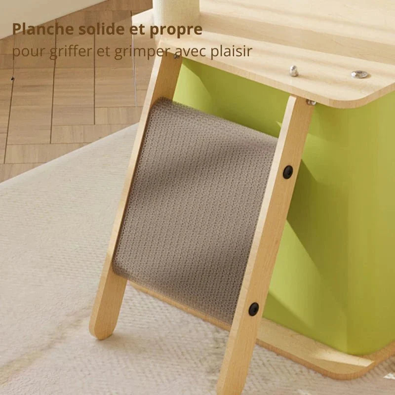 Arbre à Chat Compact - Griffoir et Hamac Inclus