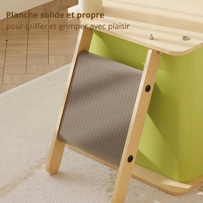 Arbre à Chat Compact - Griffoir et Hamac Inclus