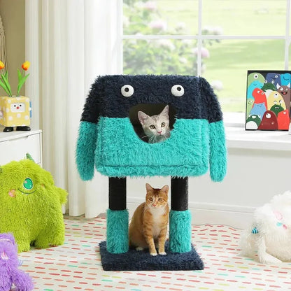 Arbre à Chat Fun et Griffoir Intégré