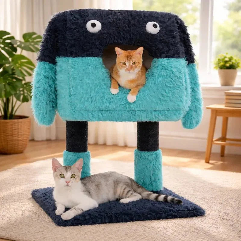 Arbre à Chat Fun et Griffoir Intégré