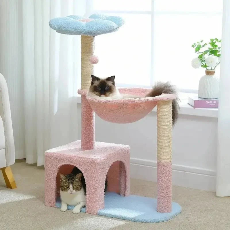 Arbre à Chat Fleur - Griffoir et Confort