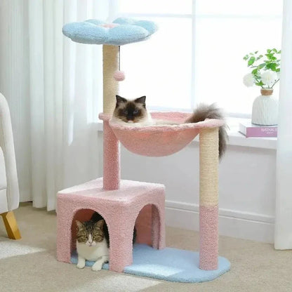Arbre à Chat Fleur - Griffoir et Confort