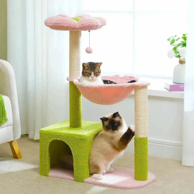 Arbre à Chat Fleur - Griffoir et Confort