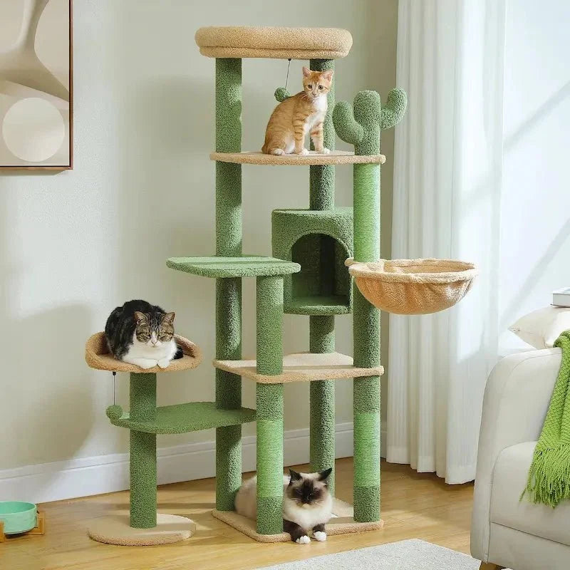 Arbre à Chat Confortable et Griffoir Inclus