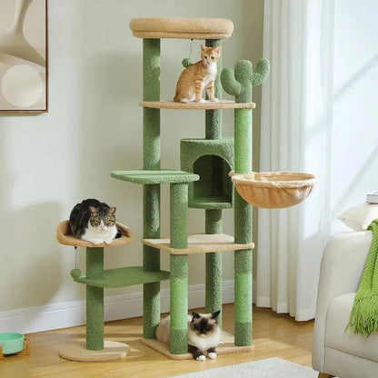 Arbre à Chat Confortable et Griffoir Inclus