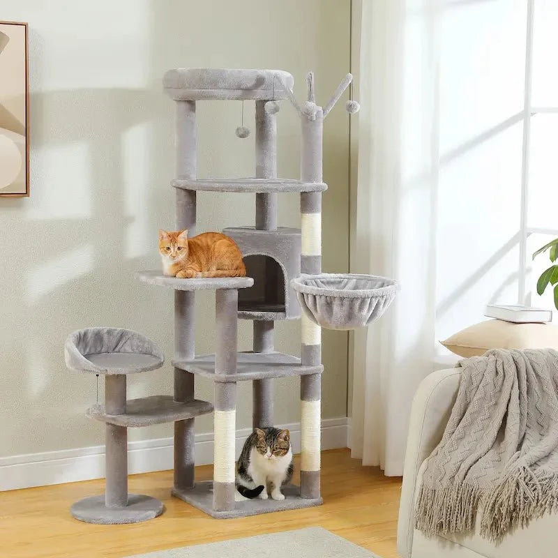 Arbre à Chat Confortable et Griffoir Inclus