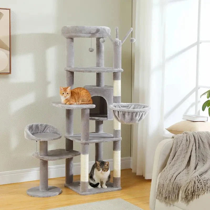 Arbre à Chat Confortable et Griffoir Inclus
