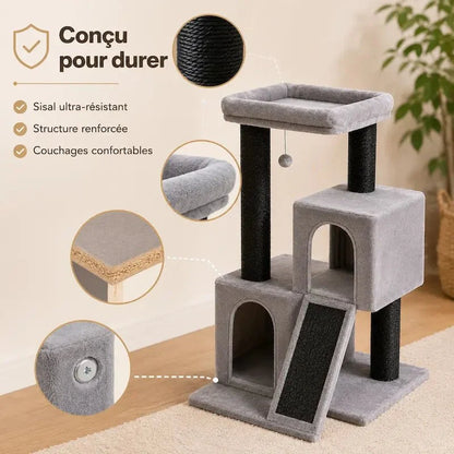Griffoir Arbre à Chat Sisal - Idéal Chats Adultes