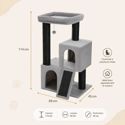 Griffoir Arbre à Chat Sisal - Idéal Chats Adultes