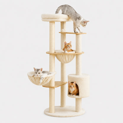 Arbre à Chat Stable et Design Multi-Niveaux