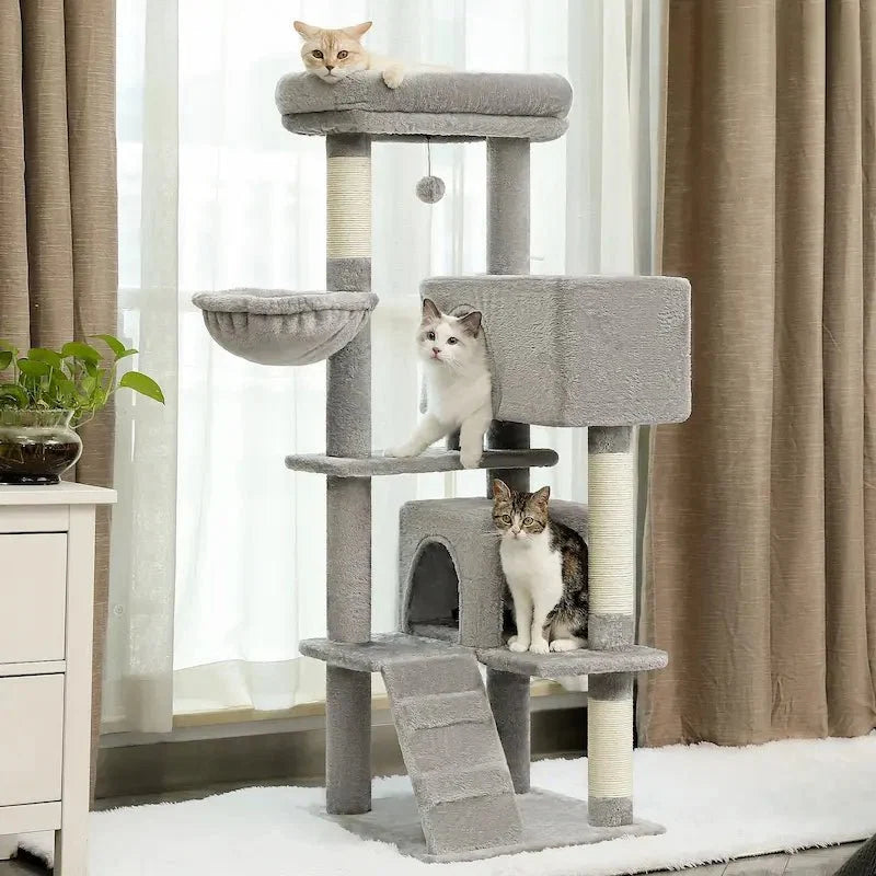 Arbre à Chat Luxe avec Hamac et Griffoir