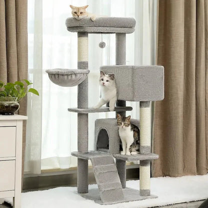 Arbre à Chat Luxe avec Hamac et Griffoir