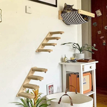 Arbre à Chat Mural - Espace de Jeu et Repos
