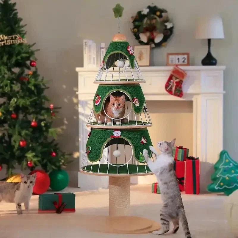 Arbre à Chat Noël Griffoir Design