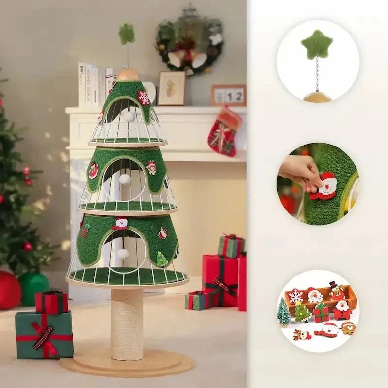 Arbre à Chat Noël Griffoir Design