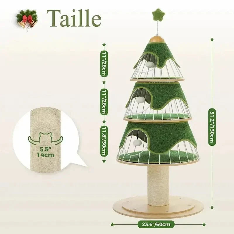Arbre à Chat Noël Griffoir Design