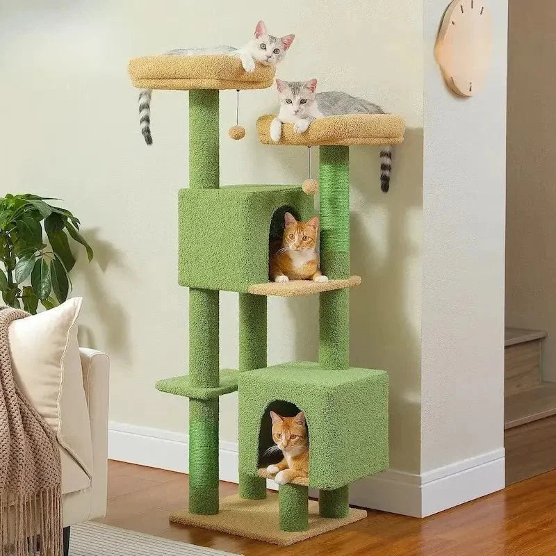 Arbre à Chat 130 cm Stable et Spacieux