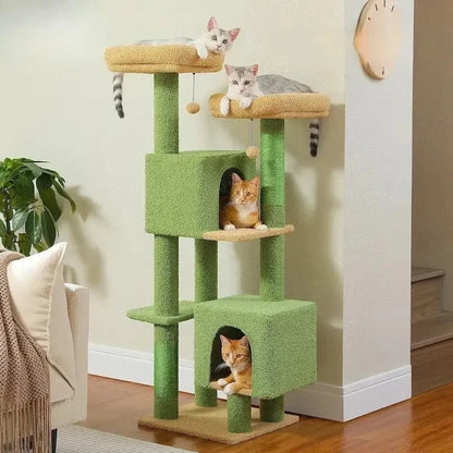 Arbre à Chat 130 cm Stable et Spacieux