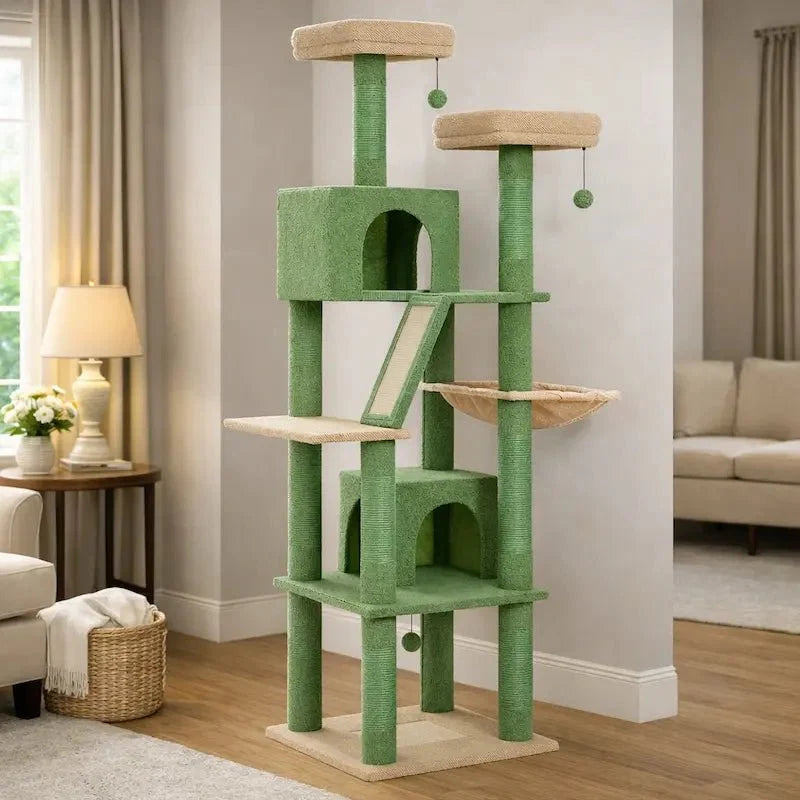Arbre à Chat XXL Ultra Stable avec Griffoirs