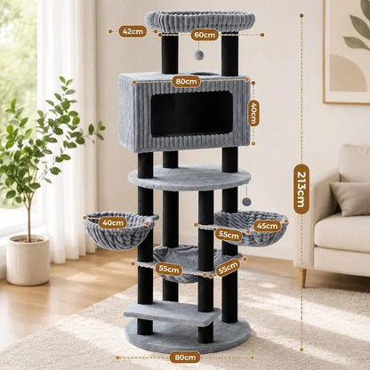 Arbre à Chat XXL avec Griffoir et Hamac