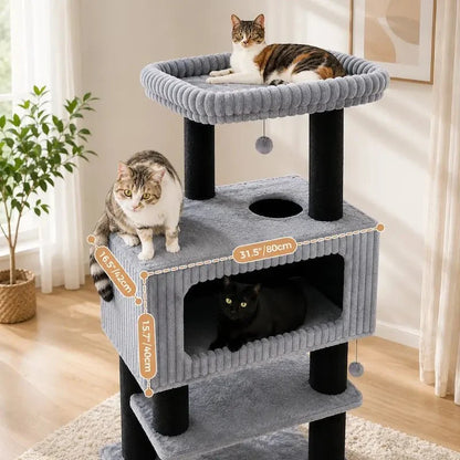 Arbre à Chat XXL avec Griffoir et Hamac